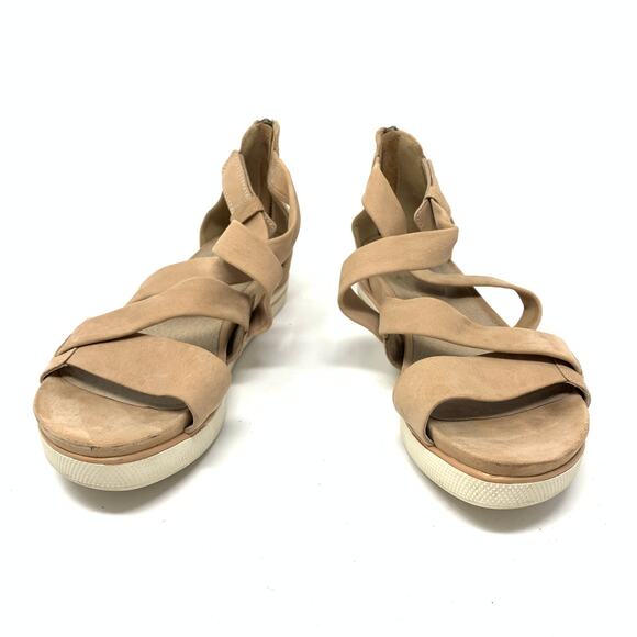 Eileen Fisher Women's Size 9.5 Skip Strappy Platform Sandal Blush Nude - Picture 2 of 8